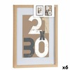 Kuvakehys Gift Decor Luonnollinen Lasi Puu MDF 30 x 40 cm (6 osaa)