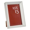 Photo frame Gift Decor White Glass Plastic (6 Units)