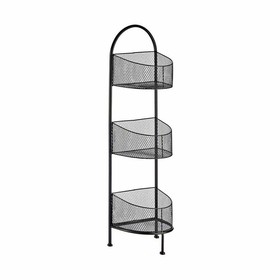 Plaukti Gift Decor Melns Metāls 21,2 x 97 x 28,5 cm (4 gb.)