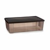 Storage Box with Lid Stefanplast Elegance Brown Plastic 30 L (6 Units)