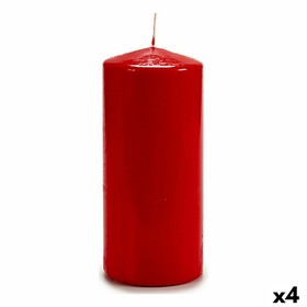 Kynttilä Acorde Punainen 9 x 20 x 9 cm (4 osaa)