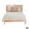 Bedspread (quilt) Gift Decor Beige 240 x 260 cm (4 Units)