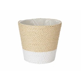 Kasvit Ibergarden Valkoinen Köysi Muovinen 14 x 12,5 x 14 cm 14 x 13 x 14 cm (24 osaa)