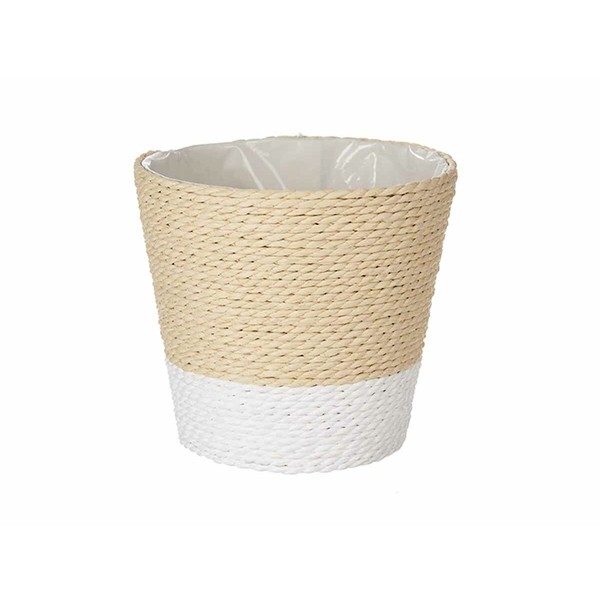 Kasvit Ibergarden Valkoinen Köysi Muovinen 14 x 12,5 x 14 cm 14 x 13 x 14 cm (24 osaa)