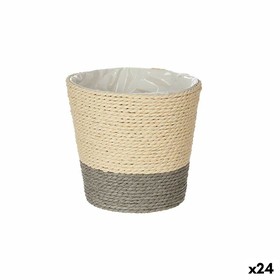 stādītājs Ibergarden Pelēks Virve Plastmasa 14 x 12,5 x 14 cm 14 x 13 x 14 cm (24 gb.)