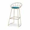 taburete Gift Decor Zils Bronza Poliesters Dzelzs 51 x 94 x 52 cm (2 gb.)