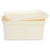 Storage Box with Lid Kipit Cream Plastic 7,5 L (12 Units)