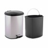 Pedalų dėžė Berilo Sidabras Plastmasinis 6 L (6 vnt.)