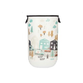 Laundry Basket Kipit Cloth Plastic Children's Road 40 L 34 x 52,3 x 34 cm (4 Units)