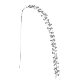 Ветка Krist+ Серебристый шары 140 cm (12 штук)