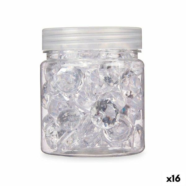Dekoratīvie akmeņi Gift Decor Caurspīdīgs 150 g Dimanta (16 gb.)
