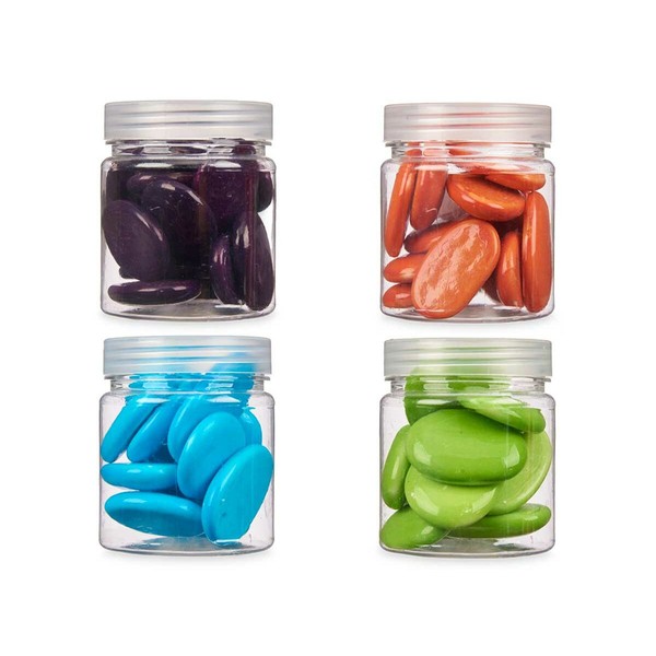 Декоративные камни Gift Decor Синий Зеленый Фиолетовый Оранжевый 280 g (12 штук)