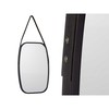 Wall mirror Gift Decor Black 43 x 65 x 3 cm Rectangular (4 Units)