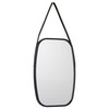 Wall mirror Gift Decor Black 43 x 65 x 3 cm Rectangular (4 Units)