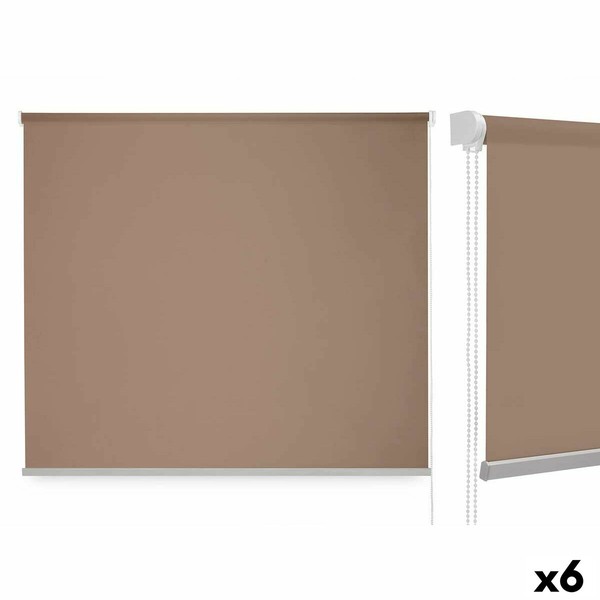 Rullīšu žalūzijas Gift Decor Bēšs Drāna Plastmasa 150 x 180 cm