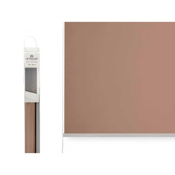 Rullaverhot Gift Decor Beige Kangas Muovinen 150 x 180 cm