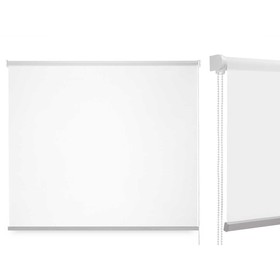 Roller blinds Gift Decor White Cloth Plastic 180 x 180 cm