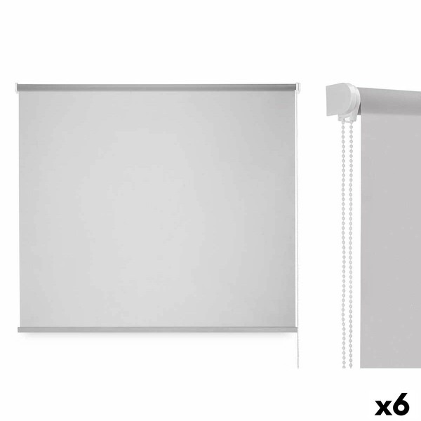 Roller blinds Gift Decor Grey Cloth Plastic 180 x 180 cm