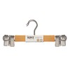 Drabužių pakabų rinkinys Kipit Ruda Sidabras Medžio Metalinis 28,5 x 2,5 x 11,5 cm 28,5 x 11,5 x 4 cm 28,5 x 11,5 x 6 cm Spyruok