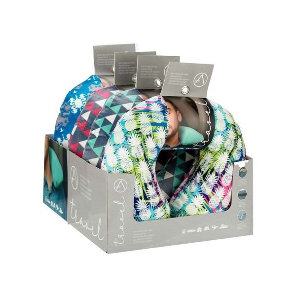 Neck Pillow Printed 31 x 10,5 x 27,4 cm (4 Units)