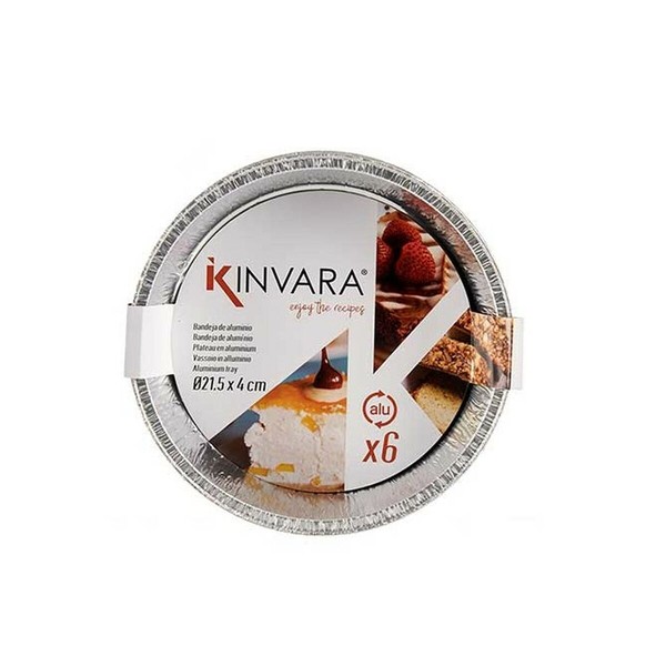 Maisto padėklų rinkinys Kinvara Vienkartiniai Apskritas 12 vnt.
