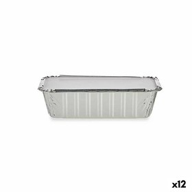Maisto padėklų rinkinys Kinvara Vienkartiniai Su dangteliu 12 vnt.