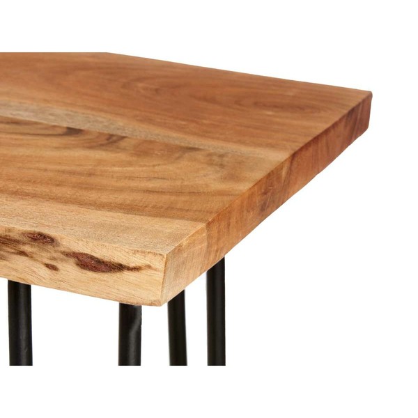 TV staliukas Gift Decor Live Edge Ruda Juoda 140 x 37 x 52 cm 140 x 5,5 x 37 cm