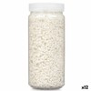 Dekoratīvie akmeņi Gift Decor Balts 2 - 5 mm 700 g 6,2 x 15,3 x 6,2 cm 6,5 x 15,8 x 6,5 cm (12 gb.)