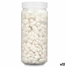 Dekoratyviniai akmenys Gift Decor Balta 8 - 15 mm 700 g 6,2 x 15,3 x 6,2 cm 6,5 x 15,8 x 6,5 cm (12 vnt.)