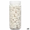 Decorative Stones Gift Decor White 10 - 20 mm 700 g 6,2 x 15,3 x 6,2 cm 6,5 x 15,8 x 6,5 cm (12 Units)