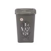 Laundry basket Stefanplast Anthracite Plastic 50 L 37 x 56 x 39 cm 37 x 56 x 38,5 cm (6 Units)