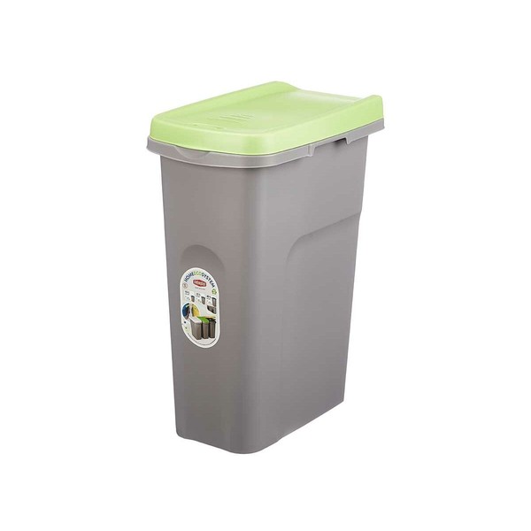 Roskasanko Stefanplast Vihreä Harmaa Muovinen 25 L (6 osaa)