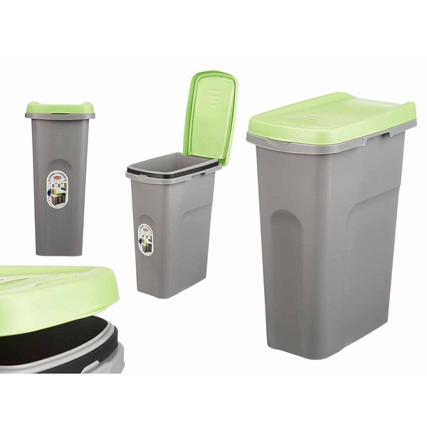 Roskasanko Stefanplast Vihreä Harmaa Muovinen 25 L (6 osaa)