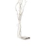 Buķetes Gift Decor Balts Koks 20 x 90 x 6 cm LED Licht (12 gb.)