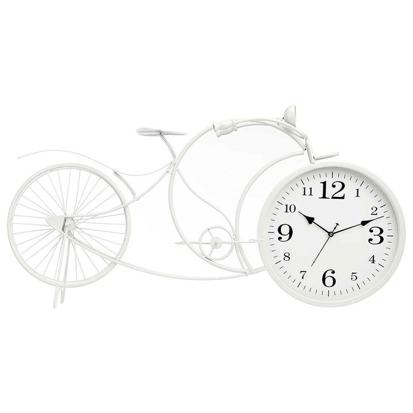 Настольные часы Gift Decor Белый Велосипед