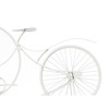 Table clock Gift Decor White Bicycle