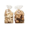 Dekoratīvs poduri Gift Decor Balts Brūns 19 x 40 x 14 cm (8 gb.)