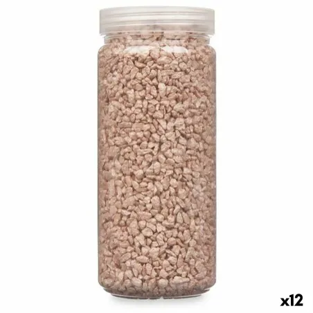 Dekoratyviniai akmenys Gift Decor Ruda 2 - 5 mm 700 g 6,5 x 15,5 x 6,5 cm 6,2 x 15,3 x 6,2 cm (12 vnt.)