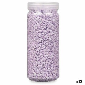 Dekoratyviniai akmenys Gift Decor Alyvinė 2 - 5 mm 700 g 6,5 x 15,5 x 6,5 cm 6,2 x 15,3 x 6,2 cm (12 vnt.)