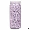 Decorative Stones Gift Decor Lilac 2 - 5 mm 700 g 6,5 x 15,5 x 6,5 cm 6,2 x 15,3 x 6,2 cm (12 Units)
