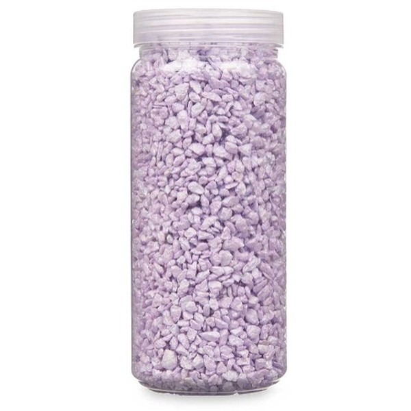 Декоративные камни Gift Decor Лиловый 2 - 5 mm 700 g 6,5 x 15,5 x 6,5 cm 6,2 x 15,3 x 6,2 cm (12 штук)