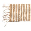 Carpet Gift Decor White Natural Stripes 60 x 1 x 90 cm (12 Units)