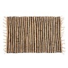 Matto Gift Decor Musta Luonnollinen Raidat 60 x 1 x 90 cm (12 osaa)