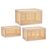 Arkkusetti Gift Decor Luonnollinen Paolownia wood 43 x 25 x 23 cm 50 x 32 x 28 cm 57 x 33 x 39 cm 3 Kappaletta
