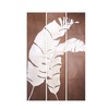 Sermi Gift Decor Valkoinen Ruskea Kangas 122 x 2,5 x 180 cm 40 x 180 x 7 cm
