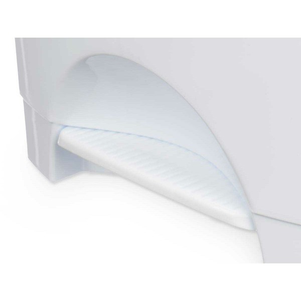 Atkritumu tvertne ar pedāli Balts Plastmasa 50 L (3 gb.)