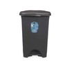 Pedalų dėžė Antracito Plastmasinis 50 L (3 vnt.)