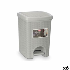 Roskasanko Stefanplast Vaaleanharmaa Muovinen 20 L (6 osaa)