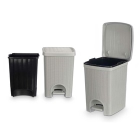 Roskasanko Stefanplast Vaaleanharmaa Muovinen 20 L (6 osaa)