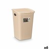 Bucket container Stefanplast Cream Plastic 50 L 36 x 54,5 x 38 cm (6 Units)